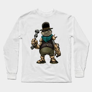 Steampunk Gangster Long Sleeve T-Shirt